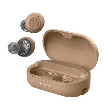 Jlab Hear OTC Hearing Aid & Wireless Earbuds, Earbud Fit, Bluetooth, Ios/Android, 4 Preset Hearing Modes, In-Ear Detect, Built-In Feedback Suppression