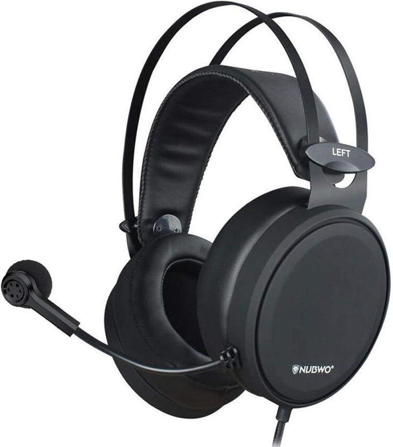 NUBWO N7 Stereo Gaming Headsets with Noise Canceling Mic for Xbox, PS5, PS4, PC, Adaptive Headband, Easy Control