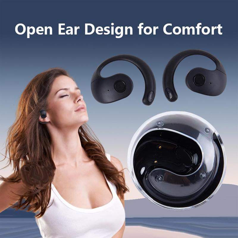 Earphone Wireless Bluetooth 5.4 IPX5 Waterproof Sport Headsets Noise Reduction Headphones with Mic Bluetooth Open over Ear Headphones