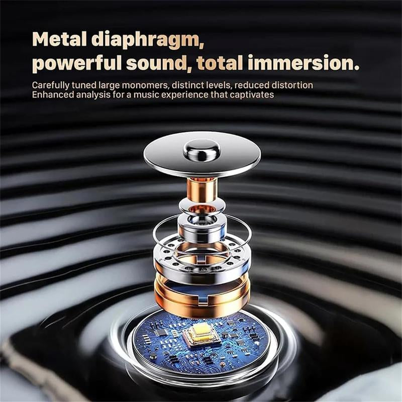 Earphone Wireless Bluetooth 5.4 IPX5 Waterproof Sport Headsets Noise Reduction Headphones with Mic Bluetooth Open over Ear Headphones