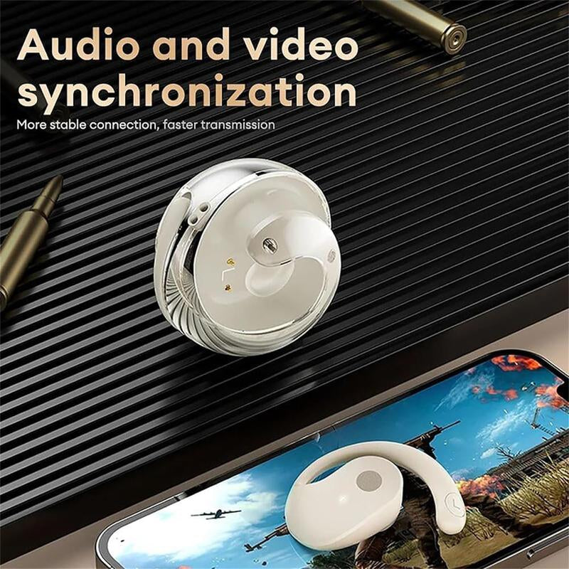 Earphone Wireless Bluetooth 5.4 IPX5 Waterproof Sport Headsets Noise Reduction Headphones with Mic Bluetooth Open over Ear Headphones