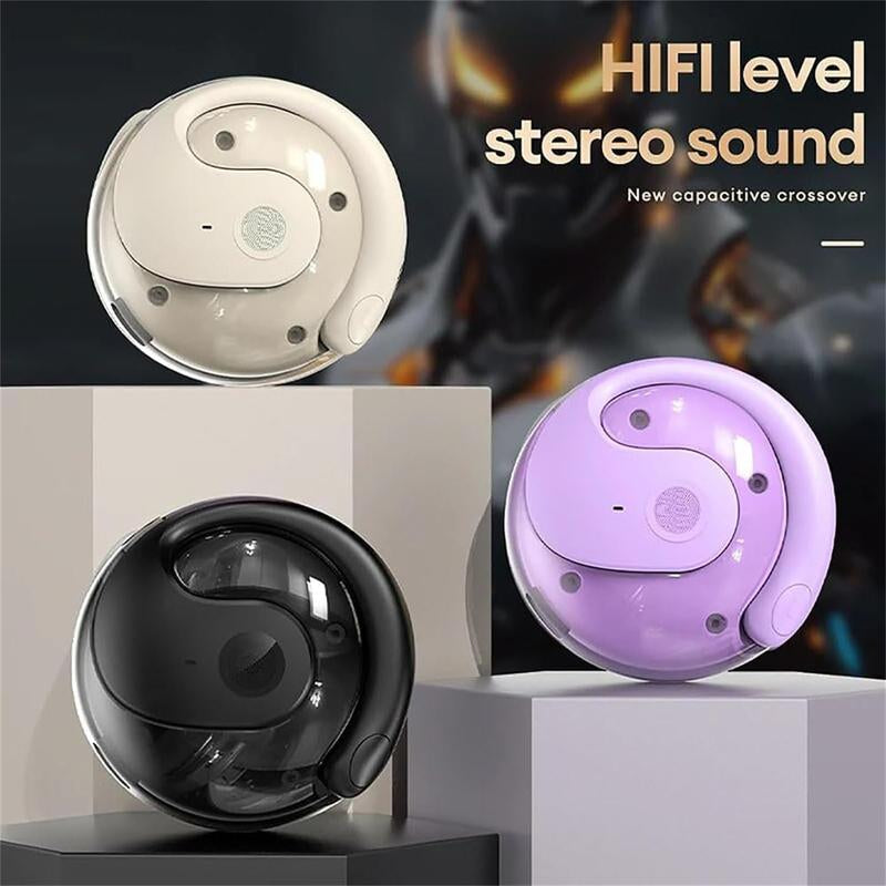 Earphone Wireless Bluetooth 5.4 IPX5 Waterproof Sport Headsets Noise Reduction Headphones with Mic Bluetooth Open over Ear Headphones